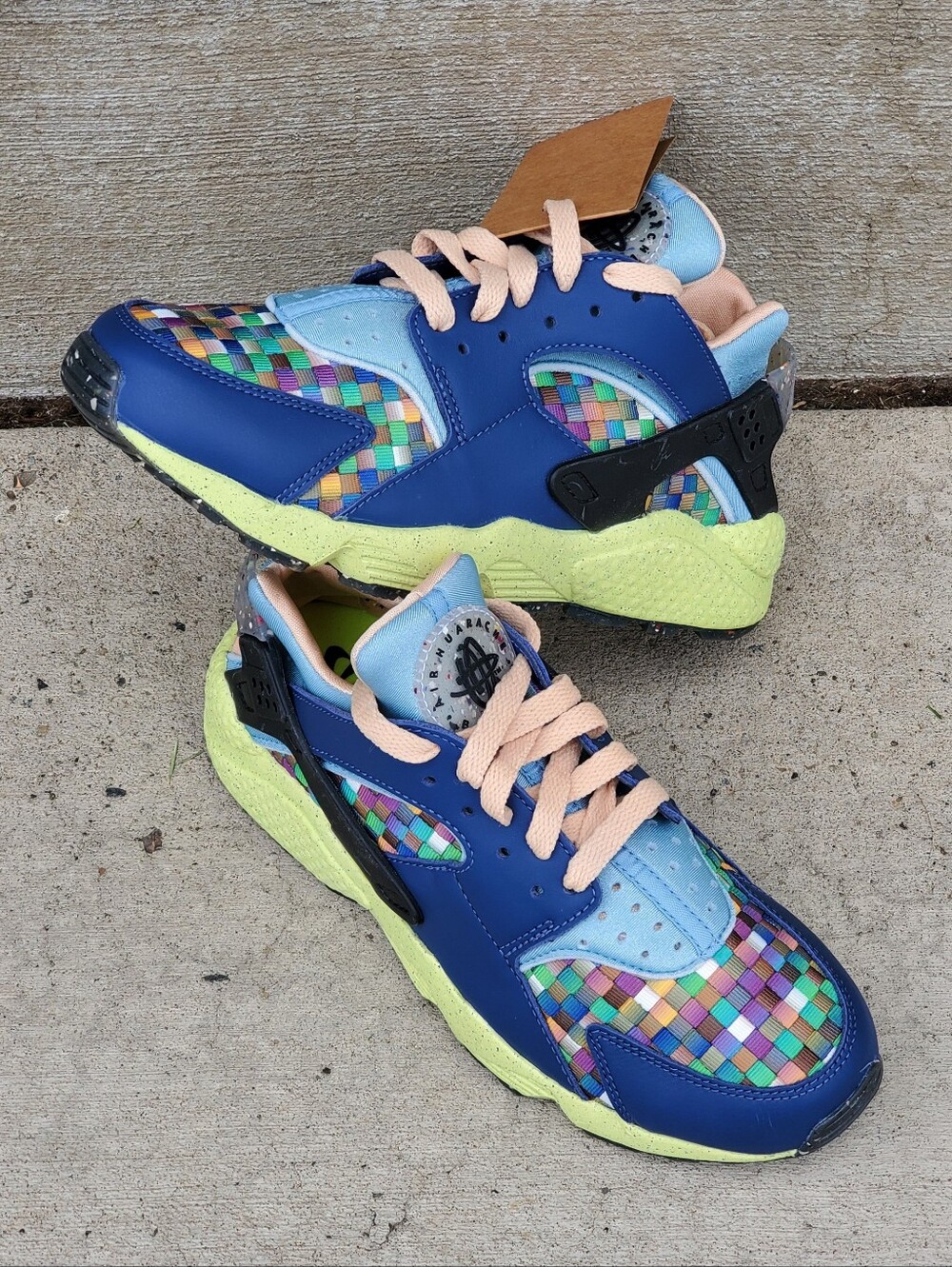 Brand 🆕️ NEW Nike Huarache Crater Premium 'Multi-Color Woven' SKU DM0863-400